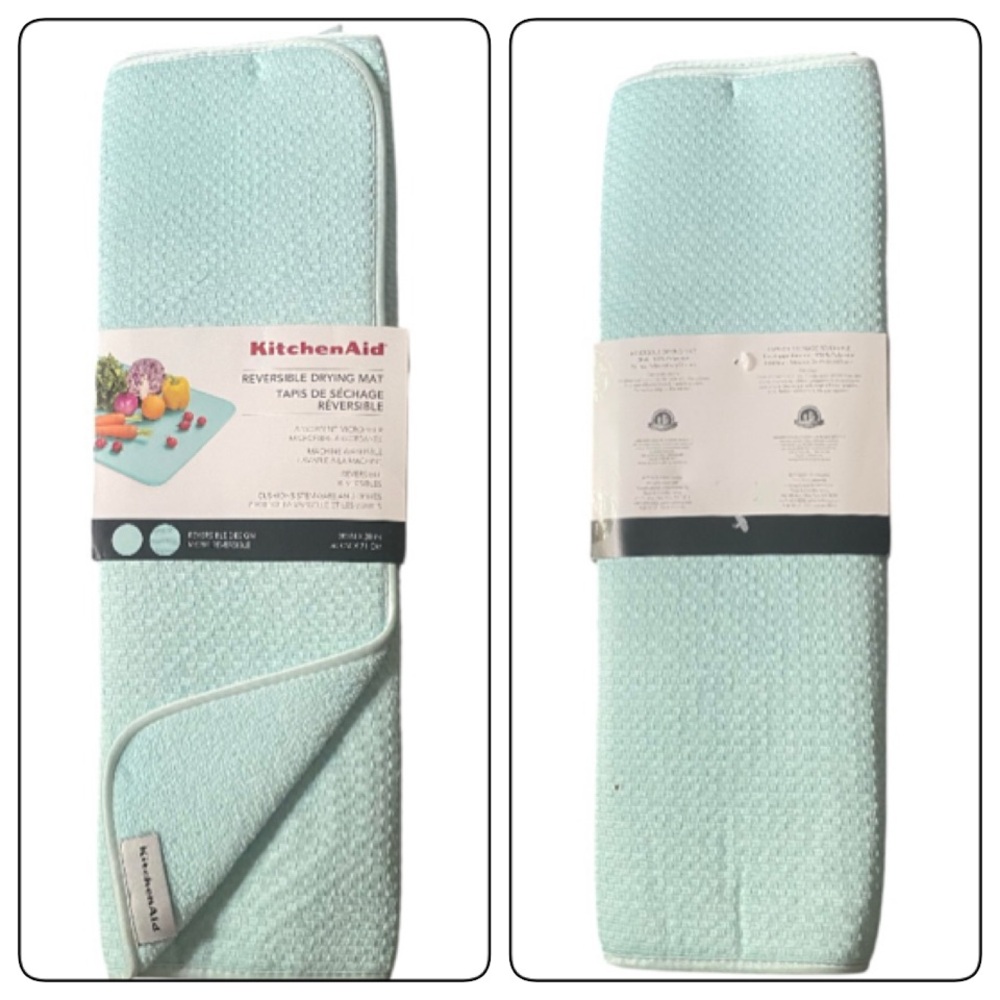 KitchenAid Reversible Drying Mat in Mint Green